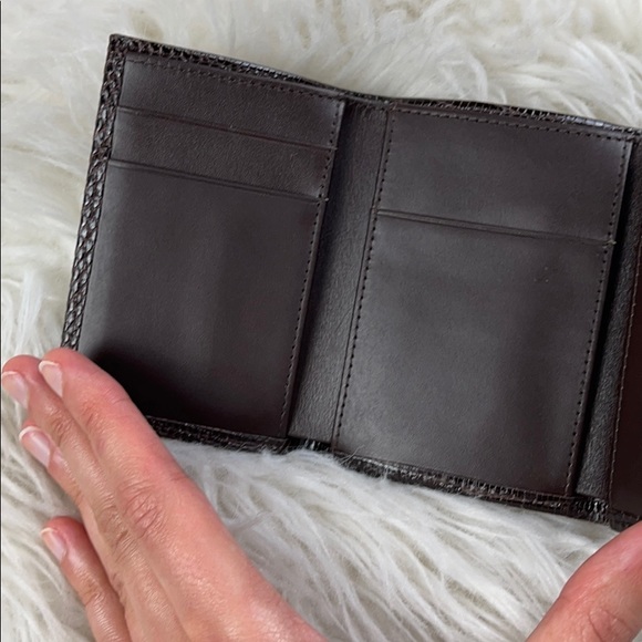 NWT - Brown Genuine Java Lizard Skin Wallet - Picture 5 of 6
